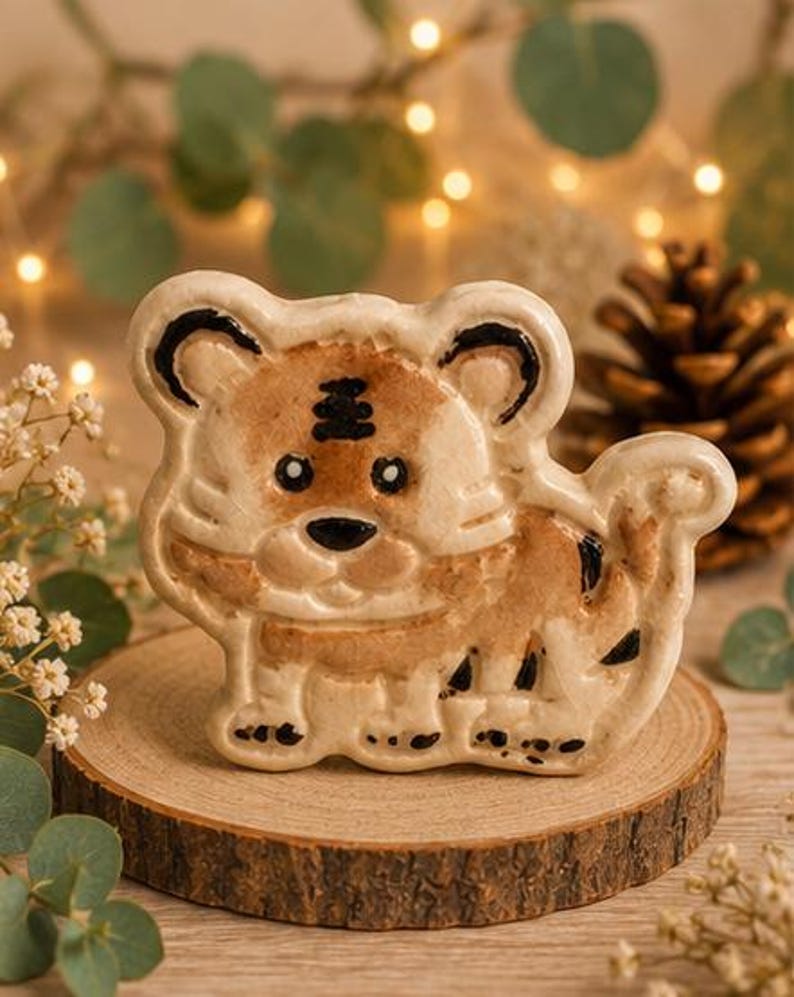 Magnets Animaux Sauvages en Céramique – Aimants Décoratifs Colorés pour Réfrigérateur