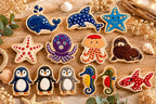 Aimant Céramique Animal Marin – Poulpe, Méduse ou Requin – Décoration Frigo