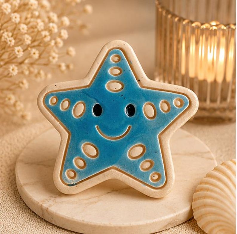 Aimant Céramique Animal Marin – Poulpe, Méduse ou Requin – Décoration Frigo
