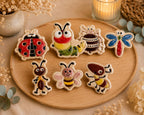 Magnets insectes en céramique – Abeille, Fourmi, Araignée, Libellule – Aimants décoratifs réfrigérateur