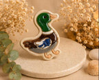 Poules, Coqs et Canards en Céramique - Magnets de Réfrigérateur