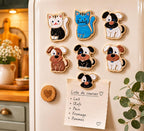 Magnets Chats et Chiens en Céramique Faits Main | Décoration Frigo