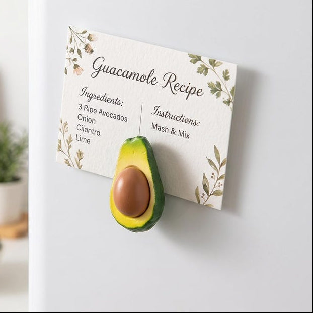 Ensemble d'aimants avocat réaliste pour réfrigérateur, décoration de cuisine kawaii, accessoires de bureau