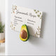 Ensemble d'aimants avocat réaliste pour réfrigérateur, décoration de cuisine kawaii, accessoires de bureau